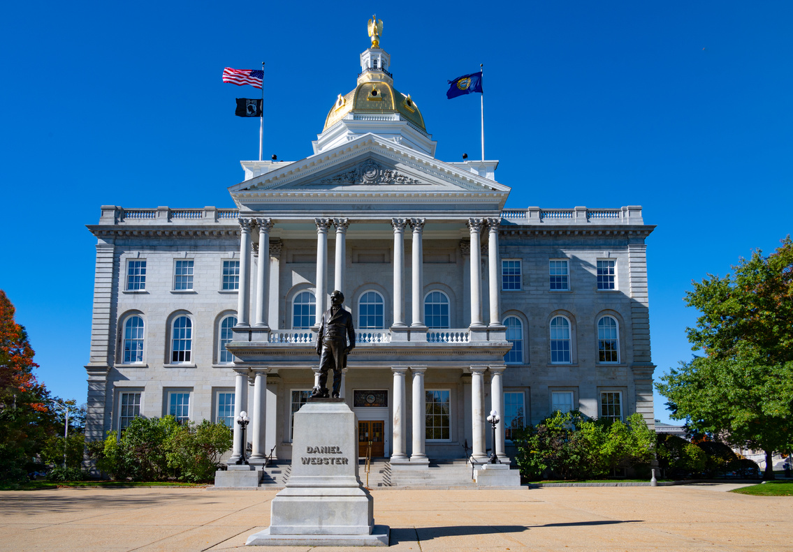 New Hampshire State House in Concord, New Hampshire