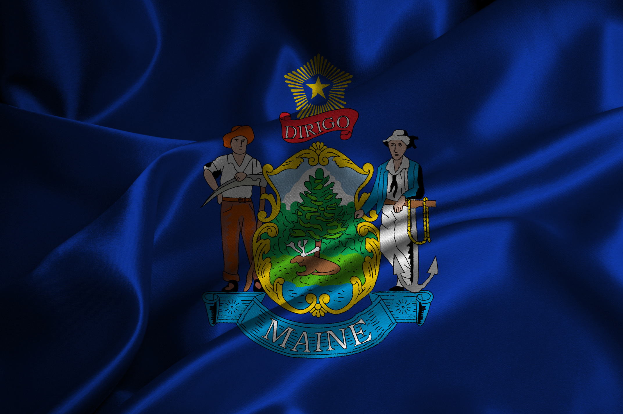 Maine flag