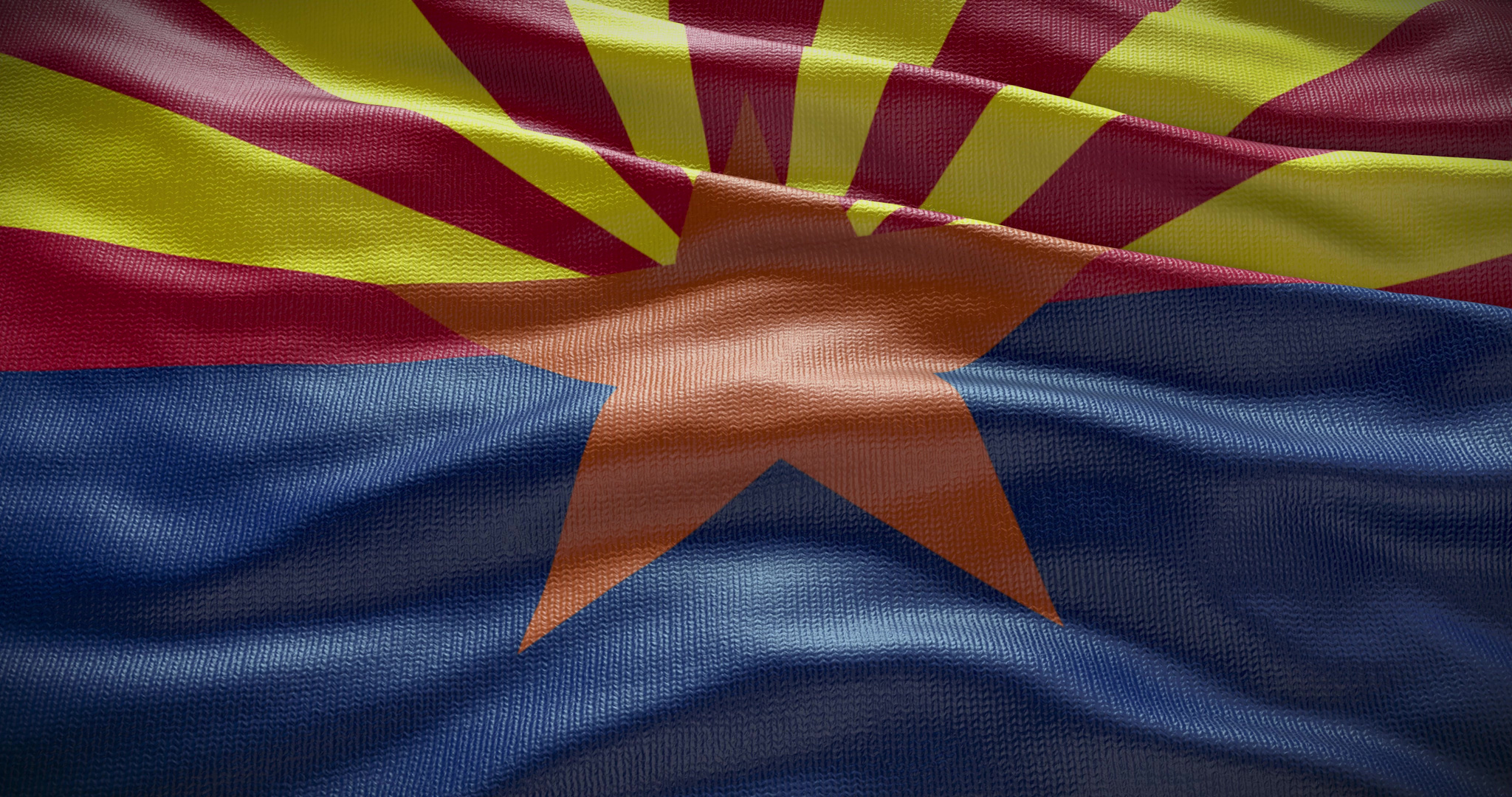 Arizona state flag background