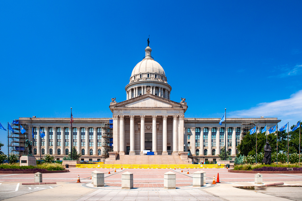 Oklahoma State Capitol In Oklahoma City