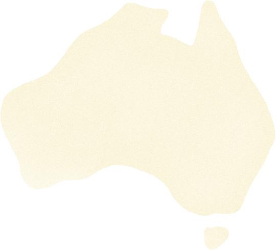 Australia Shape White