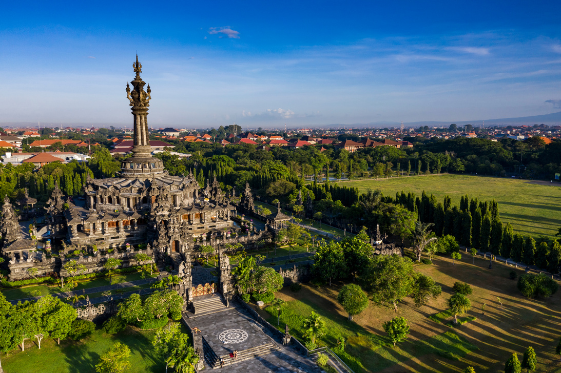 Bajra Sandhi monument in Denpasar Bali Indonesia