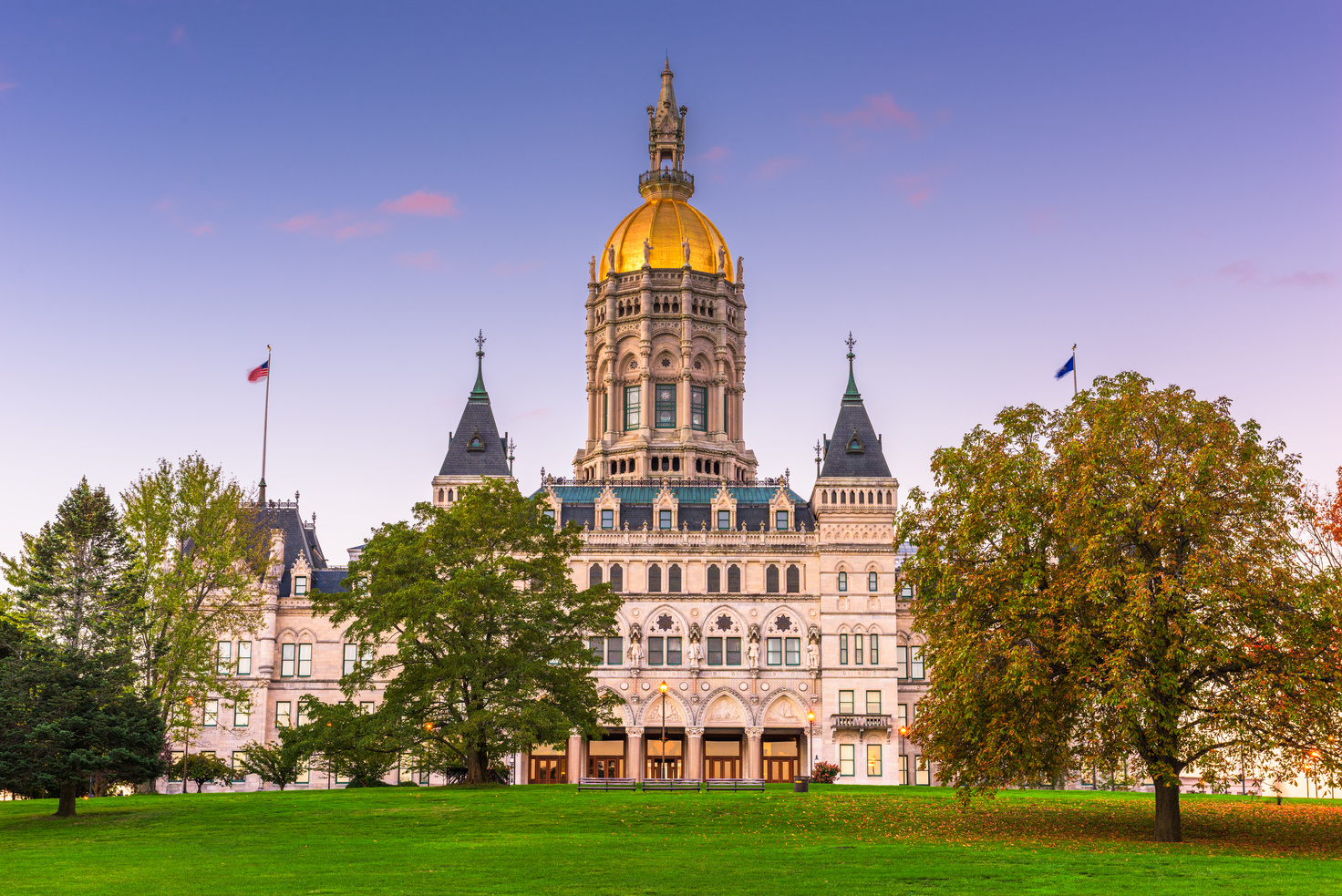 Connecticut State Capitol in Hartford, Connecticut, USA