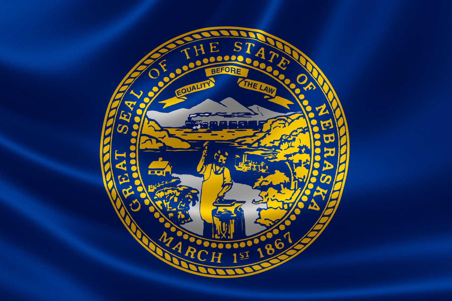 Nebraska State Flag