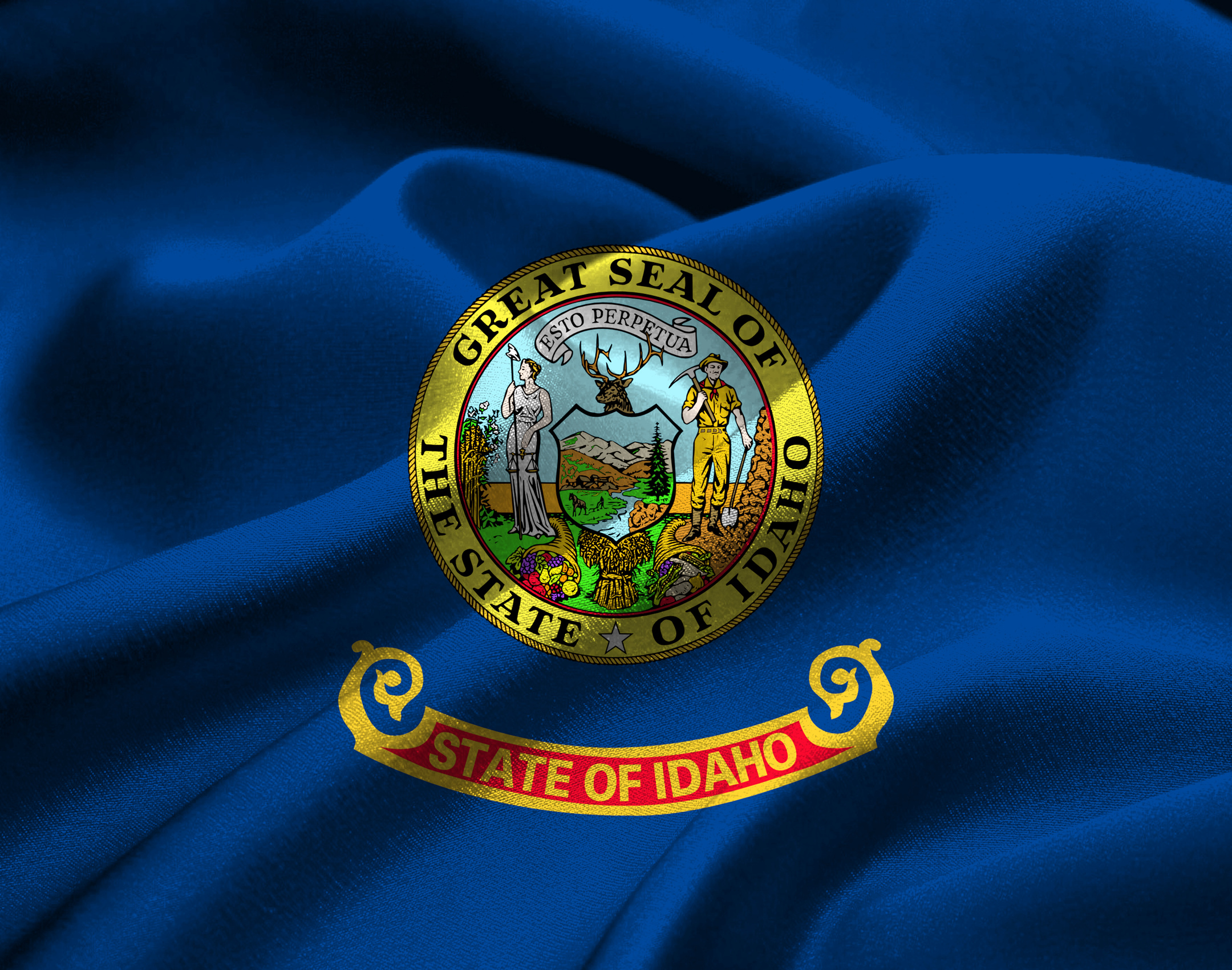 US flag of Idaho