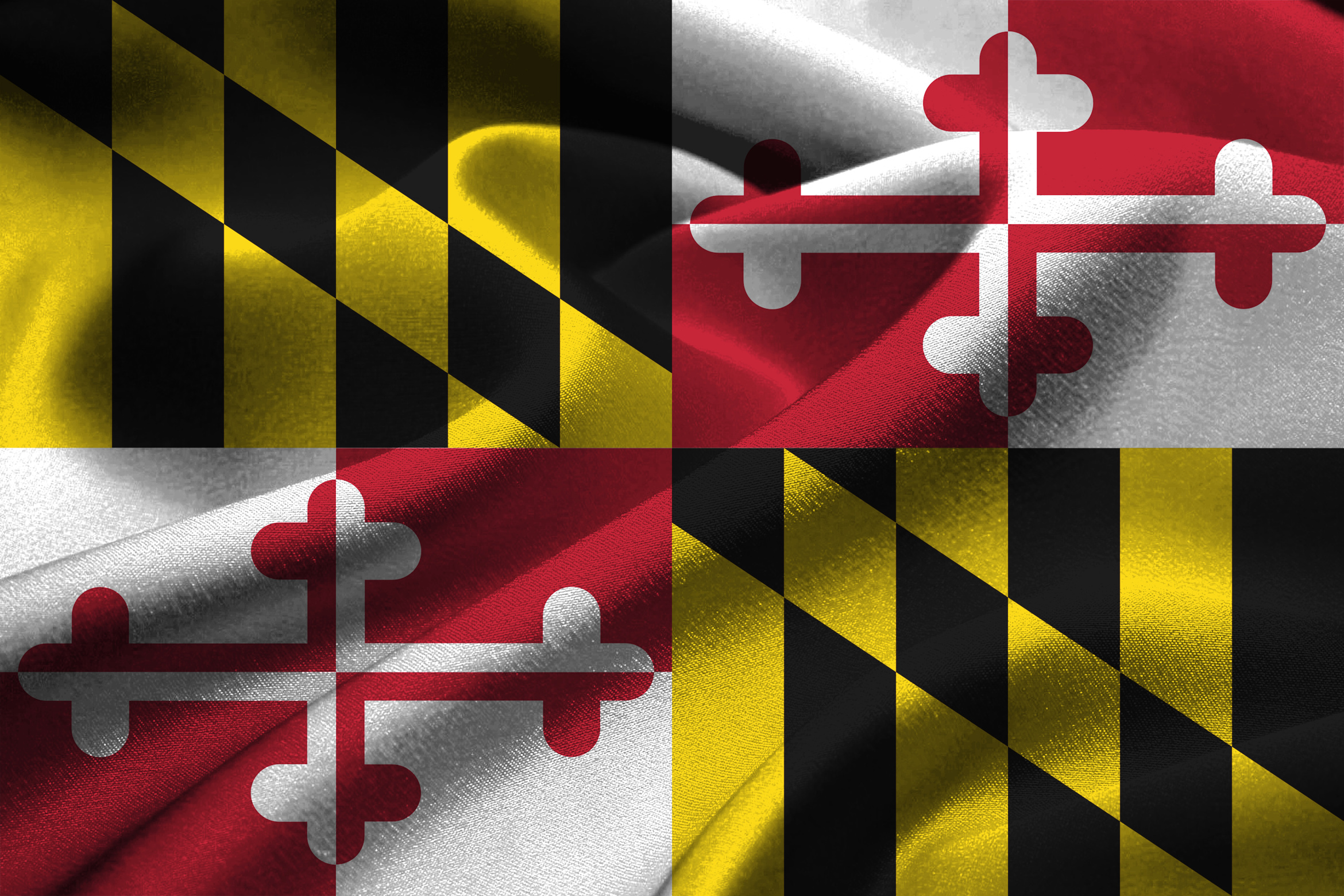 US flag of Maryland